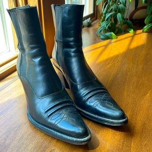 Western style ankle boots